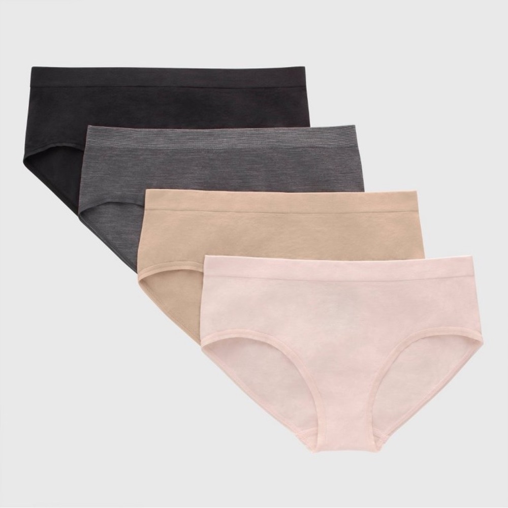 Hanes girls seamless 4pk hipster
